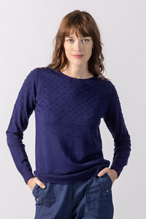 Pull femme ras de cou